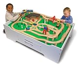 Melissa&Doug Deluxe Wooden Multi-Activity Table