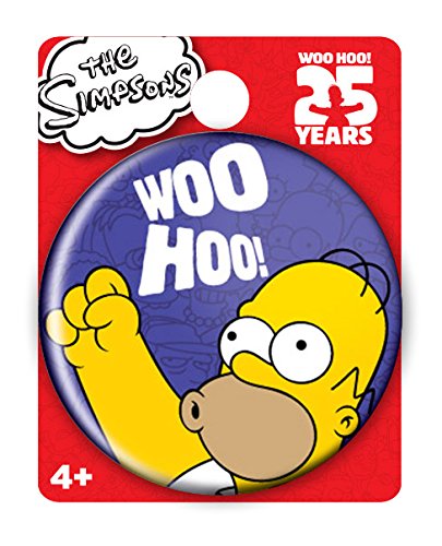 Simpsons The Homer Single Button Pin Action Figure