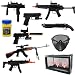 WOW!! 8 BRAND NEW AIRSOFT GUNS PLUS RAINBOW SIX MASK PLUS TARGET AND 5,000 BB'S IN ST...