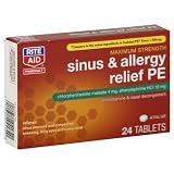 Rite Aid Sinus & Allergy Relief PE, 24 ea