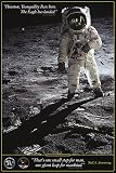 Walk on the Moon poster print,24 in. x 36 in.