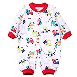 YY-Shop ベビー服 ロンパース 前開き 女の子 新生児 ボディースーツ 男の子 赤ちゃん 出産祝い カバーオール かわいい ベビースーツ 長袖 秋冬 かわいい (12M（9~12ヶ月）, 9車柄
