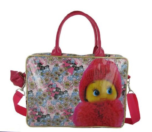 Irregular Choice Pom Pom Laptop Bag