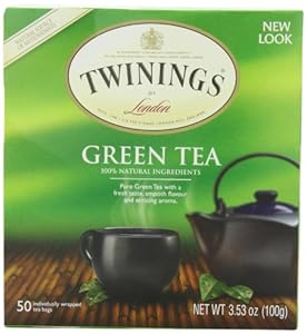Twinings Green Tea, 50-Count Teabags  (Pack of 6)