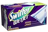 Swiffer Wet Jet Refill, 4 Boxes (48 Swiffers)