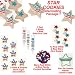 Patriotic Cakes Cookies - Do-It-Yourself Cookies Decorating Pkg. 1 SAVE $2.14