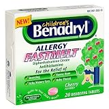 Benadryl Children/Pediatric Allergy Fastmelt 20 Count