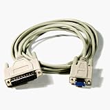 6FT At Serial Modem Cable DB9F To DB25M