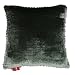 Seven Comforts Premium Decorative Throw Pillow - 18 x 18 x 6, Velvet - Deep Green