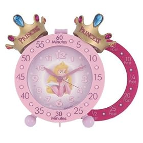 Disney Princess Time Teacher Twin-bell Alarm Clock - Sleeping Beauty