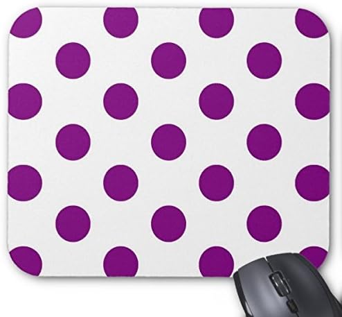 Fly Mousepad Personalized Mouse Pad Customized Purple Polka Dots - Mousepad