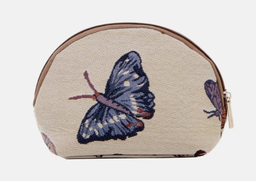 Signare Canvas Cosmetic Bag - Butterfly Sac à Cosmétiques - Papillon Signare Canvas Cosmetic Bag - Butterfly Sac à Cosmétiques - Papillon