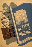 BETTER HOUSE SOLUTION INFANT MORTALITY IN THE SLUMS AMERICAN US USA VINTAGE POSTER REPRO
