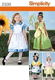 Simplicity Sewing Pattern 2330 Child's Alice in Wonderland Costumes, A (3-4-5-6-7-8) Simplicity Sewing Pattern 2330 Child's Alice in Wonderland Costumes, A (3-4-5-6-7-8)