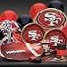 San Francisco 49ers Deluxe Party Kit (8 guests) Adult