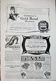 1906 ADVERT GALLAHER'S GOLD BOND DISINFECTANT HAIR DYE