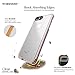 iPhone 7 Plus Case, Clear Rose Gold SaharaCase Protective Kit Bundle with [ZeroDamage Tempered Glass Screen Protector] Rugged Protection Anti-Slip Grip [Shockproof Bumper] Slim Fit (Clear)