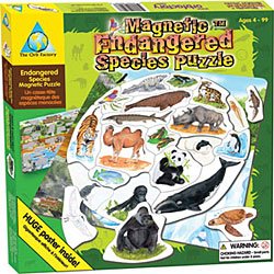 Magnetic Endangered Species Puzzle [Toy]