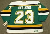 BRIAN BELLOWS Minnesota North Stars 1991 CCM Vintage Throwback Away Hockey Jersey, 2XL