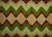 Tie Dye Sarong - Olive/Beige/Brown Zig Zag