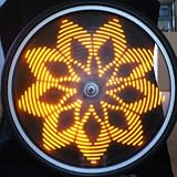 Anvii Wireless Wheel Light Spoke Light (Yellow with DIY Software)