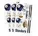 Pittsburgh Steelers Temporary Body Tattoos 3 Pack