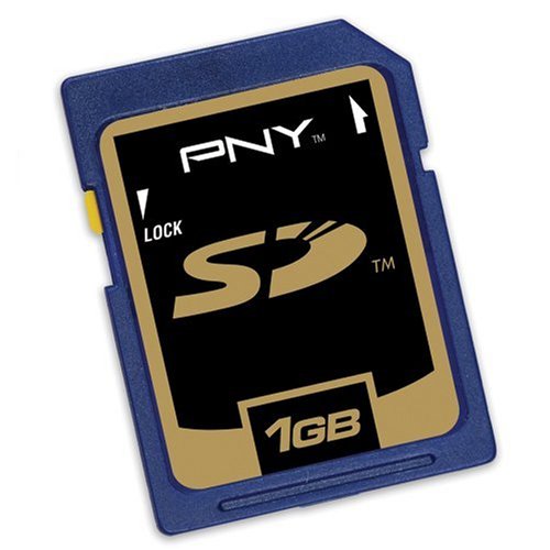 PNY Secure Digital SD Memory Card 1GB (P-SD1G-RF3)