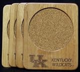 Kentucky Wildcats Laser-Engraved Wooden Coaster Set (4 Coasters) NCAA College Athletics