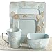 Gibson 4-pc. Seashore Coastal Dinnerware Set