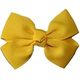 Posies Accessories Bitty Grosgrain Yellow Daffodil Hair Bow