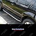APS RB-HO214S Black & Chrome Nerf Bar Bolt Over for select Honda Pilot Models