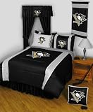 Best Quality Sidelines Comforter - Pittsburgh Penguins NHL /Color Black Size Queen