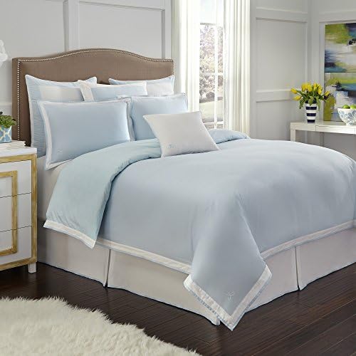 Jill Rosenwald 1C12223 Sugarhouse Full Reversible Comforter Set Sugarhouse Reversible Comforter Set,Blue Glow/White,Full