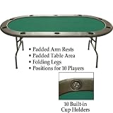 Deluxe 96 Inch 10-player Holdem Poker Table