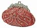 Swirled Beading and Metallic Kiss Closure Evening Bag - (Valencia)