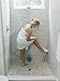 Cotidea Shower Sidekick (Lavender) - Portable Adjustable Shower Shaving Stand - Shaving Ledge - Foot Rest