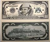 Set of 5 Bills-Al Capone One Hundred Thousand Dollar Bill