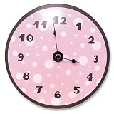 Trend Lab Pink Brown Clock Pink Dot, Brown Number... by Trend Lab