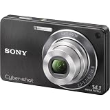 Sony DSC-W350 14.1MP Digital Camera with 4x Wide Angle Zoom with Optical Steady Shot Image Stabilization and 2.7 inch LCD (Black)