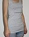 Clever Travel Companion Womens Tank Top with 1 Hidden Zipper Pocket, 100% Pickpocket Proof Holiday Tour Sleeveless Tee Shirt (Grey, Medium)