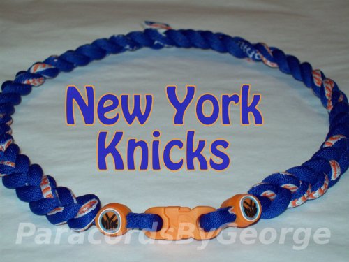 NBA New York Knicks 3-Rope x 50 Titanium Tornado Sport Necklace - 18"