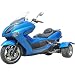 Trike, Gas Scooter, 150cc Moped Scooter Street Legal