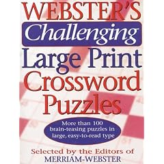 Webster's Challenging Large Print Crossword Puzzles