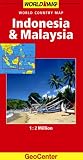 Indonesia and Malaysia GeoCenter World Map