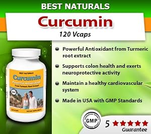 Best Naturals High Potency Curcumin Extract 700 Mg, 120 Capsules