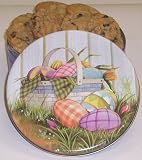 Scotts Cakes Cookie Combos - Chocolate Chip and Oatmeal Raisin 1lb. Easter Basket Tin