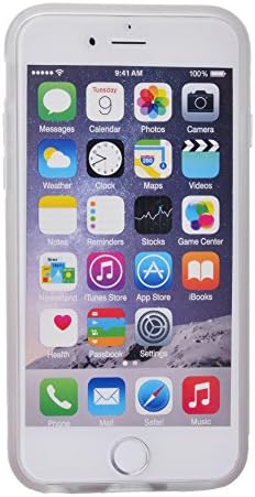 LifeBox Apple iPhone 6/6s Plus Case 5.5" [Bubble Series] iPhone 6 Plus (5.5) Protective SOFT-Interior Scratch Protection Ultra Slim ** [Perfect Fit Design] [Slim and Thin] [Smooth] Dual Layer Hybrid Premium SF Coated Non Slip Surface with Excellent Grip Matte Soft Flexible Extremely Thin Gel Bumper Case Apple iPhone 6 Plus (5.5 inch) (2014) Retail Packaging - White