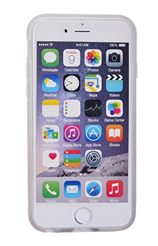 LifeBox Apple iPhone 6/6s Plus Case 5.5" [Bubble Series] iPhone 6 Plus (5.5) Protective SOFT-Interior Scratch Protection Ultra Slim ** [Perfect Fit Design] [Slim and Thin] [Smooth] Dual Layer Hybrid Premium SF Coated Non Slip Surface with Excellent Grip Matte Soft Flexible Extremely Thin Gel Bumper Case Apple iPhone 6 Plus (5.5 inch) (2014) Retail Packaging - White