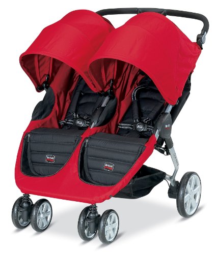 Britax B-Agile Double Stroller, Red picture