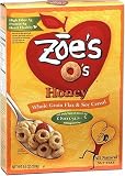 Zoes Os Whole Grain Flax & Soy Cereal, Honey, 9.5-Ounce Boxes (Pack of 6)